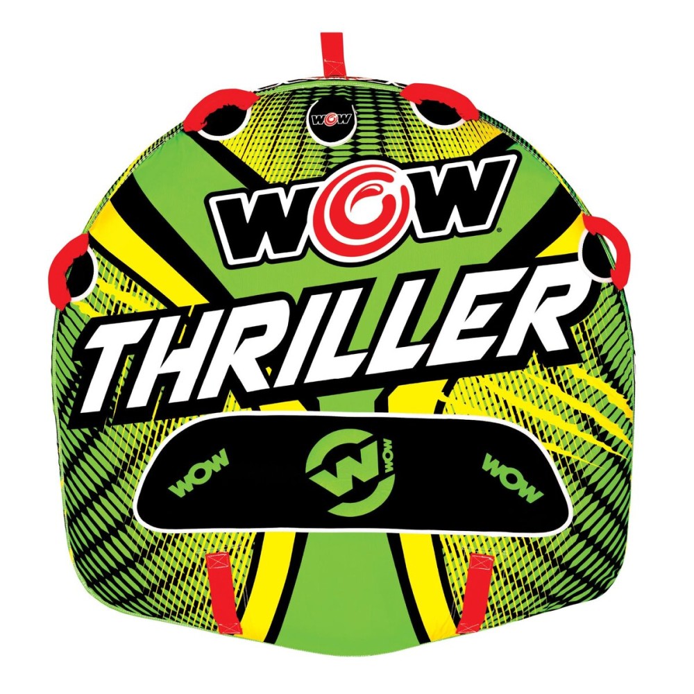 WOW Sports Thriller Towable Deck Tube for Boating Adults, Tubing Boat Inflatable for Water Sports