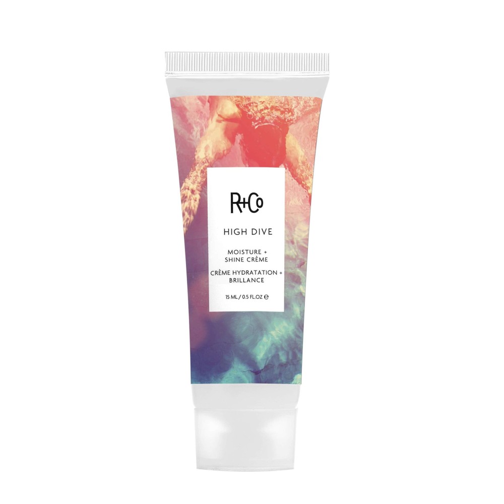 R+Co High Dive Moisture + Shine Crme Deluxe | Deep Hydration + Softens + Eliminates Frizz | Vegan + Cruelty-Free | 0.5 Fl Oz