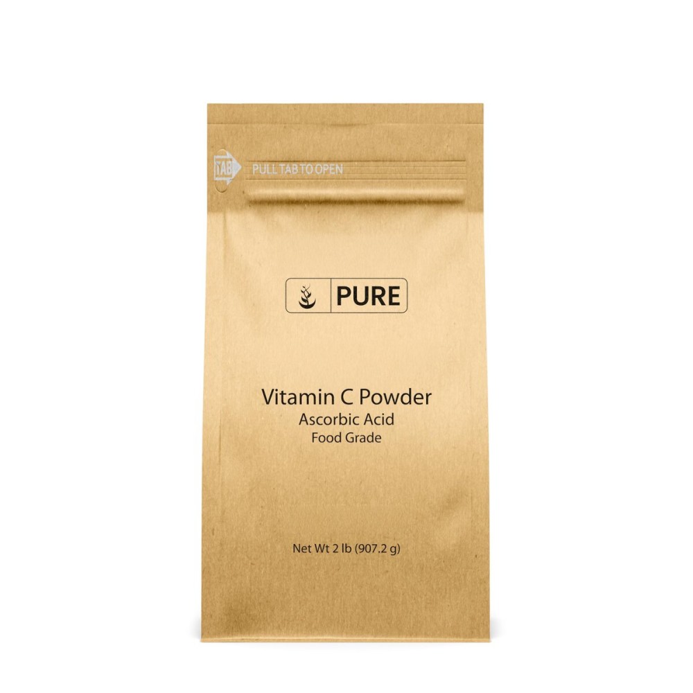 PURE ORIGINAL INGREDIENTS Vitamin C Powder (2 lb) Ascorbic Acid, Non GMO, Dietary Supplement
