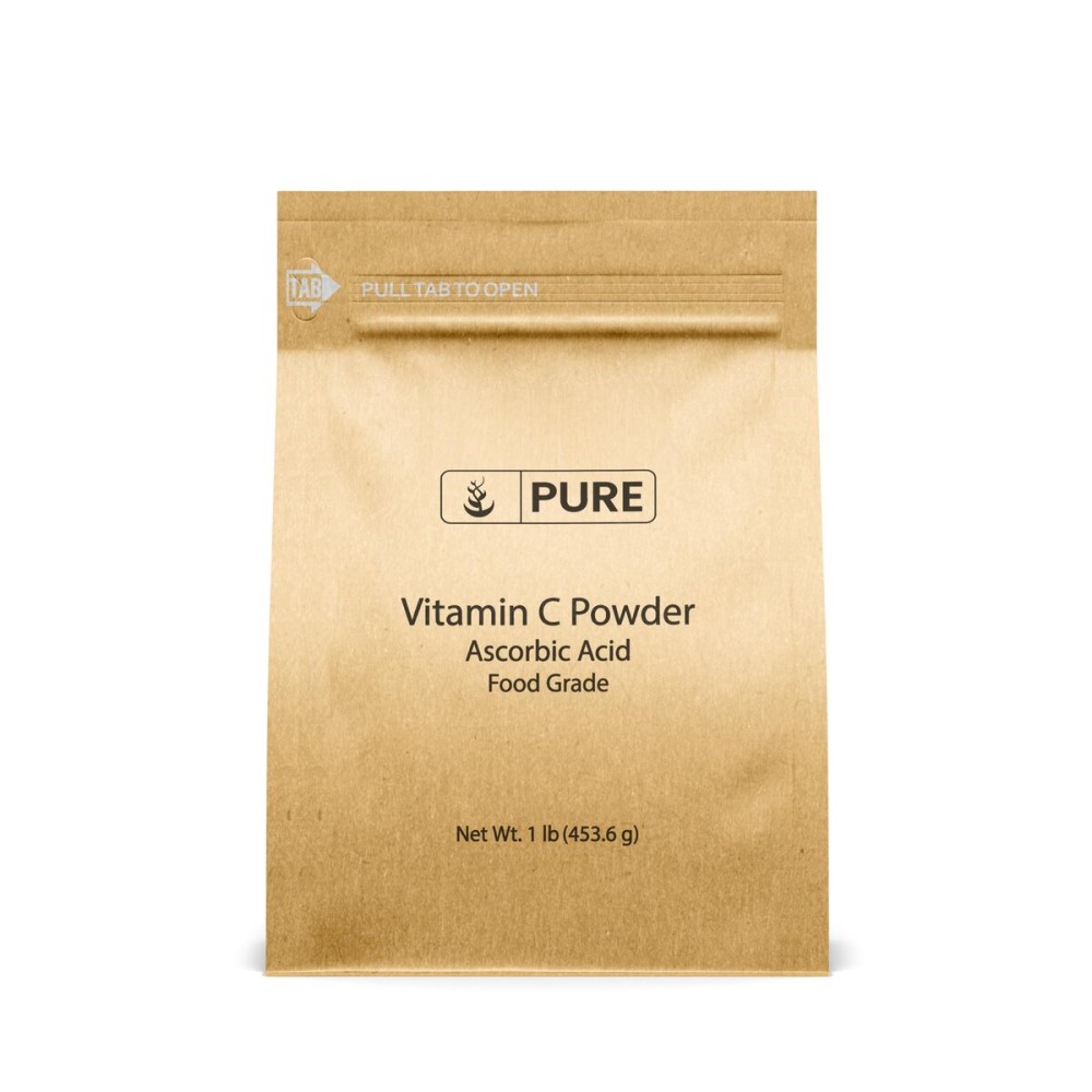 PURE ORIGINAL INGREDIENTS Vitamin C Powder (1 lb) Ascorbic Acid, Non GMO, Dietary Supplement
