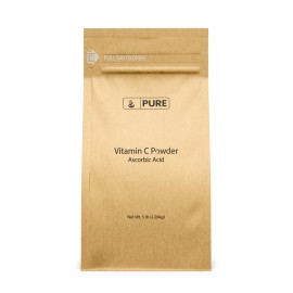 PURE ORIGINAL INGREDIENTS Vitamin C Powder (5 lb) Ascorbic Acid, Non GMO, Dietary Supplement
