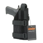 EXCELLENT ELITE SPANKER Pistol Universal Adjustable for Holster G17 G18 G19 G26 G34 M1911 XD-45acp CZ P-10C (Black)