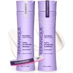 Keranique Color Safe Shampoo and Conditioner - Protect and Extend Color Shampoo and Conditioner for Women with Dry, Fine, Color Treated Hair - Sulfate Free Set for Colored Hair with UV Protection