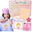 Tickle & Main Potty Princess Training Set - Multicolor, 3-Piece Adjustable Set - Magnetic Potty Training Chart with Sticker Rewards - Princess Storybook & Felt Crown