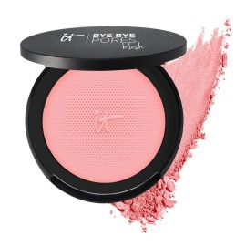 IT Cosmetics Bye Bye Pores Blush, Sweet Cheeks - Sheer, Buildable Color - Diffuses the Look of Pores & Imperfections - With Silk, Hydrolyzed Collagen, Peptides & Antioxidants - 0.192 oz