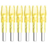 XHYCKJ 6PCS S Led Lighted Nocks for Arrows with .244 Inside Diameter,Screwdriver Included