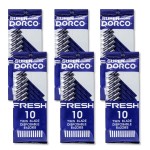 Dorco Fresh Twin Blade Disposable Razors for Men (60 Counts), Smooth & Comfortable Shave, Shaving Razors for Men, Non-Slip Handle, Ideal for Sensitive Skin & Travel