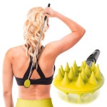 Cactus Scratcher Extendable Telescopic Back Scratcher - Extends 25 Long Double Sided Retractable Scratching Tool for Hand, Neck, Head, and Body - Universal Gift for Family, Pets, and Friends, Yellow