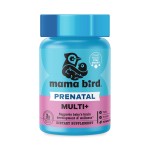 Mama Bird - Prenatal Multi+ (30 Servings) Prenatal Vitamins for Women - 30+ Essential Nutrients, Baby Brain Health - L-Methylfolate & Probiotics, Methylated Multivitamin - Vegan, Gluten Free, Non GMO