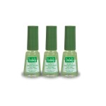 Valmy 2in1 Nail Hardener Garlic Nail Polish & Lemon Nail Whitener Base Coat Nail Polish for Yellow Toenail, Endurecedor de Uas, 0.47 Ounce, Pack of 3