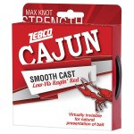 Zebco Cajun Smooth Cast Monofilament Fishing Line, Low-Vis Ragin Red Pony Spool, 110-Yards, 8-Pound, Virtually Invisible, Natural Presentation