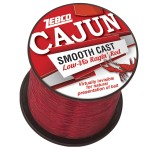 Zebco Cajun Smooth Cast Monofilament Fishing Line, Low-Vis Ragin Red Quarter Pound Spool, 700-Yards, 17-Pound, Virtually Invisible, Natural Presentation
