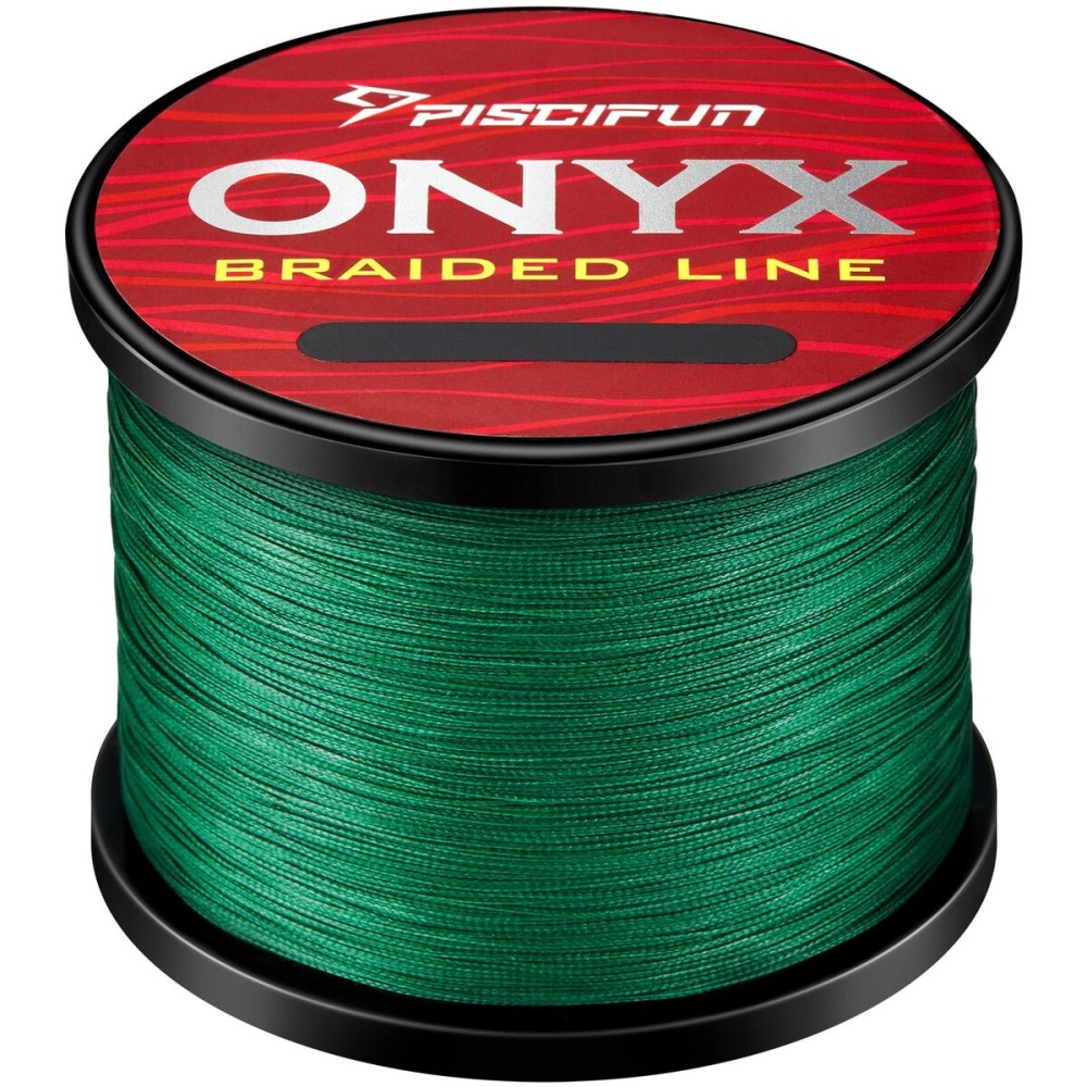 Piscifun Onyx Braided Fishing Line Advanced Superline Braid Lines 150Yd 6lb Green