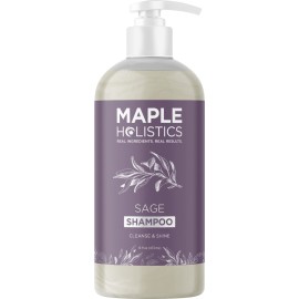Sage and Rosemary Shampoo Sulfate Free - Ultra Clarifying Shampoo for Build Up and Dry Scalp Treatment with Cleansing Essential Oils for Hair - Sulfate Free Shampoo for All Hair Types with Sage Oil