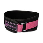 Women Weight Lifting Belt - High Performance Neoprene Back Support - Light Weight & Heavy Duty Core Support For WeightLifting, CrossFit and Fitness (Black/Pink, Large)