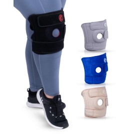 KARM Plus Size Knee Brace for Women & Men Plus Size - Adjustable Knee Support Brace for Meniscus Tear, Arthritis Pain, Compression with Side Stabilizers - Obese People (XL/XXL/3XL Black)
