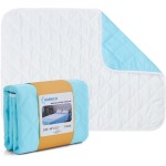 KANECH Washable Waterproof Incontinence Bed Pads - 44x52 - Heavy Absorbency Reusable Underpads for Adults, Elderly and Kids - Slip Resistant Mattress Protector