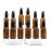 YIZHAO Amber Glass Spray Bottles 1oz, with Small Fine Mist Spray, Metal Cap, Refillable for Essential Oil,Travel,Cleaning,Perfume,Aromatherapy,Makeup - 12 Pcs