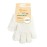 Evridwear Exfoliating Dual Texture Bath Gloves for Shower, Spa, Massage and Body Scrubs, Dead Skin Cell Remover, Gloves with Hanging Loop (1 Pair Light)