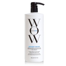 COLOR WOW Color Security Conditioner for Fine to Normal Hair, 32 fl oz - Weightless hydration for fine, thin, fragile hair, Nourishes + adds shine with Argan Oil, Color safe, Heat protection