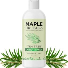 Tea Tree Conditioner for Dry Hair - Tea Tree Oil Conditioner for Oily Hair and Sulfate Free Conditioner for Dry Hair - Cleansing Conditioner and Tea Tree Dry Scalp Care with Tea Tree Oil for Hair