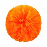 PUZINE 2pack 12 Cheerleading Pom Poms with New Handle for Team Spirit Sports Dance Cheering Kids AdultsOrange