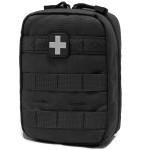 Carlebben EMT Pouch MOLLE Ifak Pouch Tactical MOLLE Medical First Aid Kit Utility Pouch (With Medical Supplies)