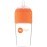 PopYum 9 oz Orange Anti-Colic Formula Making/Mixing/Dispenser Baby Bottle with 2 Medium Flow Nipple, 260 ml, BPA-Free, Natural Latch
