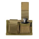 KOSIBATE Speedloader Pouch Case Holder Nylon Tactical Double Speedloader Belt Universal Fit .357 .44 Most from .38 to .45 Colt (tan)