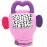 Gummee Glove Baby Teething Mitten with Detachable Toy - 3-9 Months - 100% Cotton Premium Glove with Silicone Heart Ring