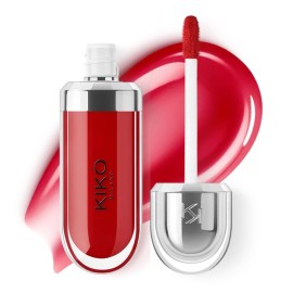 Kiko Milano 3D Hydra Lip Gloss - High Shine, Hydrating, Plumping, Non-Sticky, Moisturizing Lip Makeup - 15 Cherry Red - 6.5ml