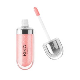 Kiko Milano 3D Hydra Lip Gloss - High Shine, Hydrating, Plumping, Non-Sticky, Moisturizing Lip Makeup - 04 Pearly Peach Rose - 6.5ml