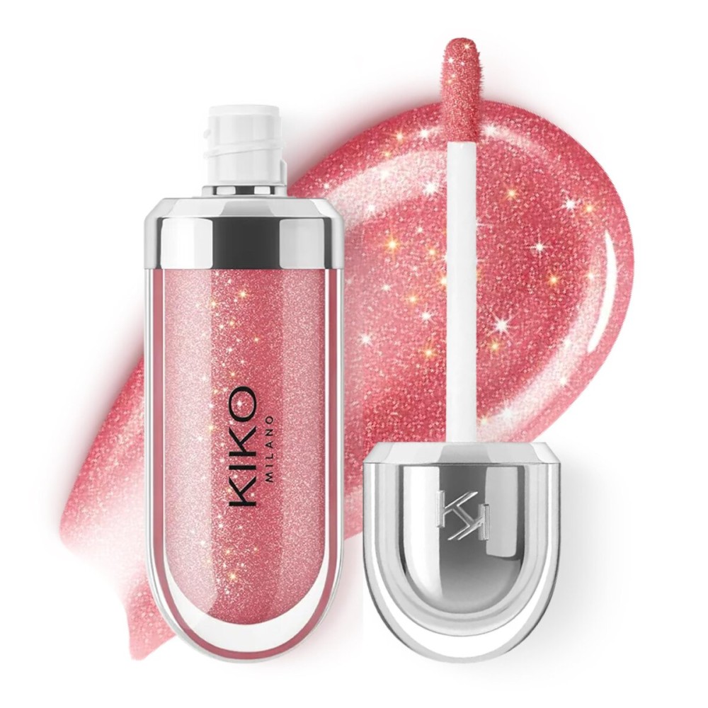 Kiko Milano 3D Hydra Lip Gloss - High Shine, Hydrating, Plumping, Non-Sticky, Moisturizing Lip Makeup - 17 Pearly Mauve - 6.5ml