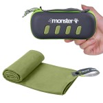 4Monster Microfiber Towel, Travel Towel, Camping Towel,Small Size 15.731.5\', Fast Drying, Soft Light Weight,Suitable for Gym, Beach, Swimming, Backpacking and More