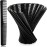 Hestya 36 Pack Hair Comb Bulk 7 Inch Carbon Fiber Cutting Comb All Purpose for Men Women Plastic Hairdressing Styling for Salon or Hotel Hair Care, Black
