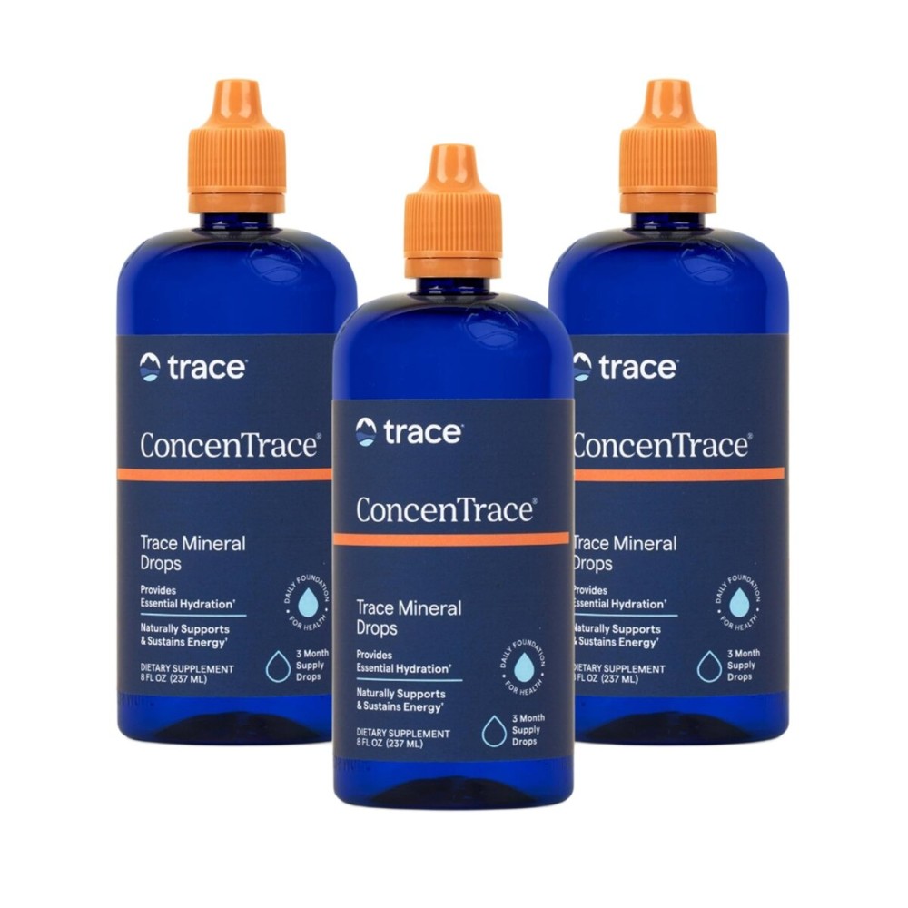 Trace Minerals ConcenTrace Trace Mineral Drops | Supports Energy, Digestion, Bone Health & Hydration, 70+ Ionic Trace Minerals w/Magnesium, Chloride & Potassium | Keto, Vegan & Non-GMO | 288 Servings