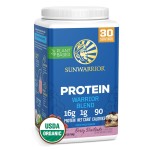 Sunwarrior Vegan Organic Protein Powder Plant-Based | BCAA Amino Acids Hemp Seed Soy Free Dairy Free Gluten Free Synthetic Free Non-GMO | Berry 30 Servings | Warrior Blend