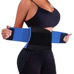 VENUZOR Waist Trainer Belt for Women - Waist Cincher Trimmer - Slimming Body Shaper Belt - Sport Girdle Belt (UP Graded)(Blue,X-Large)