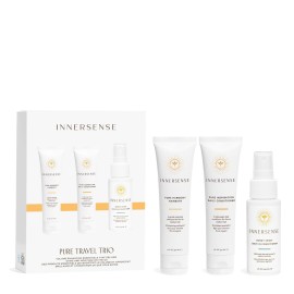 Innersense Organic Beauty - Pure Harmony Travel Hair Trio | Non-Toxic, Cruelty-Free, Clean Haircare (Pure Harmony Hairbath + Conditioner, Sweet Spirit Leave-In Conditioner) PACKAGING MAY VARY