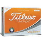 Titleist Velocity Golf Balls, Orange, Prior Generation (One Dozen)