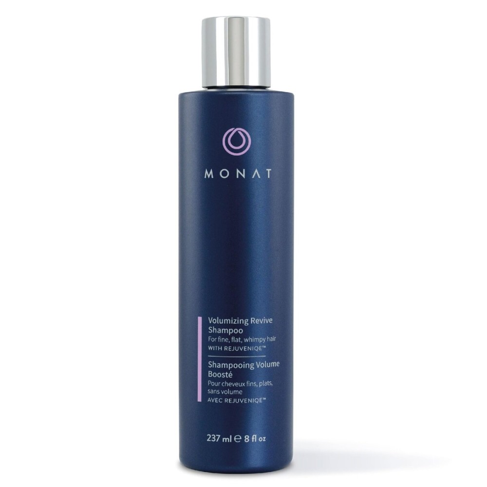 MONAT Volumizing Revive Shampoo Infused w/Rejuveniqe - Weightless Shampoo for Fine, Flat Hair - Amplifies Volume, Adds Softness, Shine - Cleanses and Protects with UV Defense - Net Wt 237ml (8 fl oz)