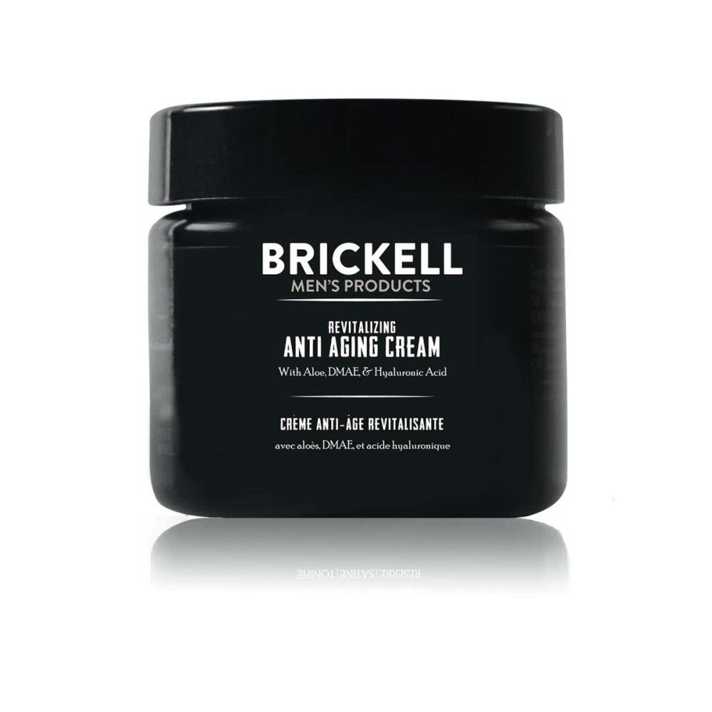 Brickell Men\'s Revitalizing Anti-Aging Cream For Men, Natural and Organic Anti Wrinkle Night Face Cream To Reduce Fine Lines and Wrinkles, 2 Ounce, Unscented
