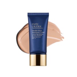 Este Lauder Double Wear 24-Hour Maximum Cover Camouflage Foundation for Face and Body SPF 15 | Full Coverage | Tattoo Cover Up Makeup Waterproof, 1.0 Fl Oz, 1C1 Cool Bone