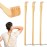 RENOOK Back Scratcher, 3 Pieces 16.5 Strong Sturdy Self-Massager Therapeutic Bamboo Wooden Back Scratchers for Scratching Itches, Best Gift for Pregnant Women and People Who Need Longer Hands.