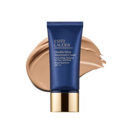 Este Lauder Double Wear 24-Hour Maximum Cover Camouflage Foundation for Face and Body SPF 15 | Full Coverage | Tattoo Cover Up Makeup Waterproof, 1.0 Fl Oz, 3N1 Ivory Beige