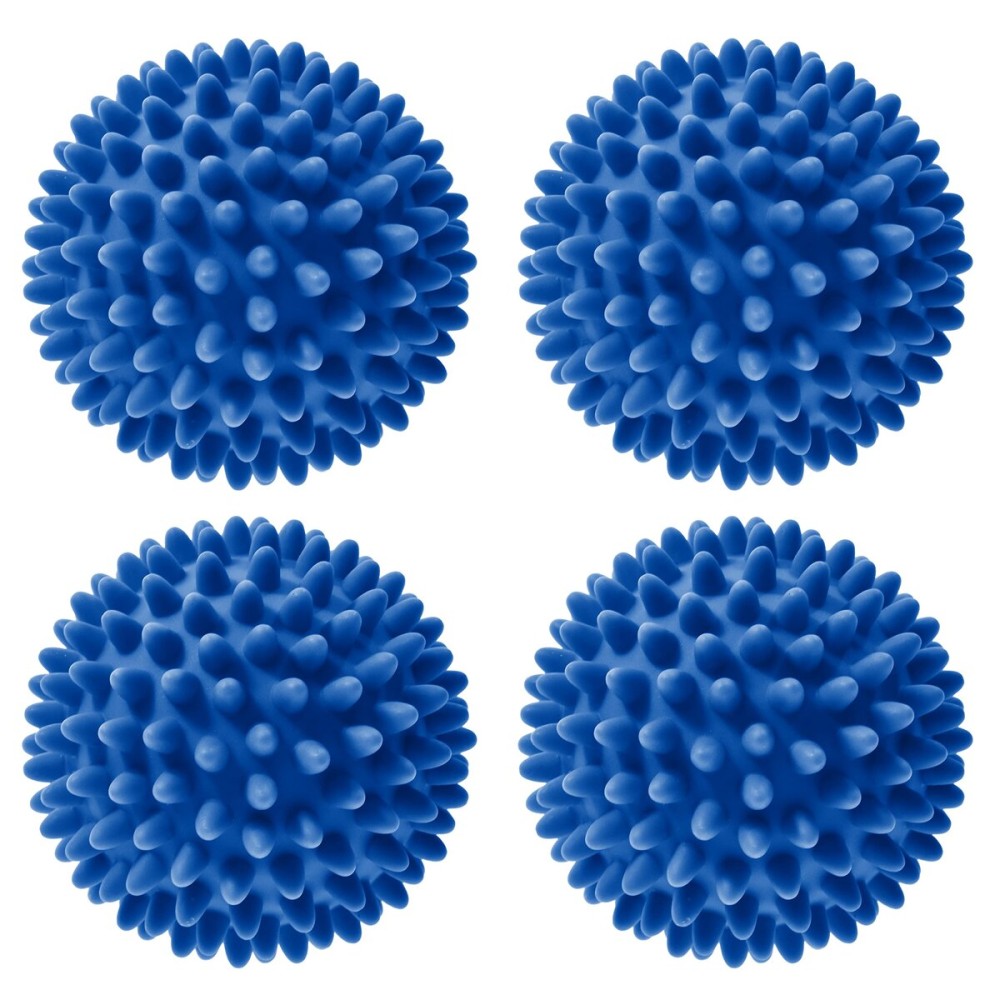 Handy Laundry Laundry Dryer Balls, Clothes Come Out Soft, Fluffy, Fewer Wrinkles & Less Static Cling, A Natural Alternative to Fabric Softener, Reduce Drying Time and Save on Energy, (Set of 4)