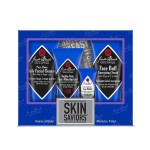 Jack Black Skin Saviors Set for Men - Face Scrub, Facial Cleanser, Face Moisturizer, Lip Balm, Mens Skin Care Kit, Men\'s Skincare Gift Set