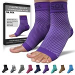SB SOX Plantar Fasciitis Relief Socks - Ankle Brace Compression Sleeve - Arch Support for Foot Pain, Swelling, Heel Spurs - Foot Brace for Achilles Tendonitis Relief, Injury Recovery (Purple, Medium)