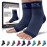 SB SOX Plantar Fasciitis Relief Socks - Ankle Brace Compression Sleeve - Arch Support for Foot Pain, Swelling, Heel Spurs - Foot Brace for Achilles Tendonitis Relief, Injury Recovery (Navy, Medium)