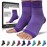 SB SOX Plantar Fasciitis Relief Socks - Ankle Brace Compression Sleeve - Arch Support for Foot Pain, Swelling, Heel Spurs - Foot Brace for Achilles Tendonitis Relief, Injury Recovery (Purple, Small)